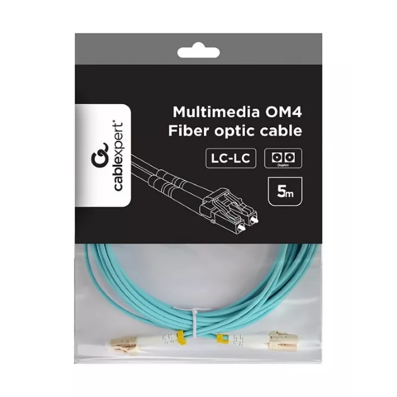 Gembird Multimode Duplex OM4 50/125 Fiber Optic Cable LC/LC 5 m