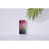 Smartphone case iKins for iPhone XR – water flower design, white