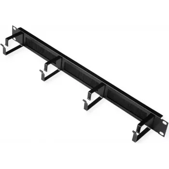 ROLINE 19-inch patch panel 1U with brush strip 44x60mm black