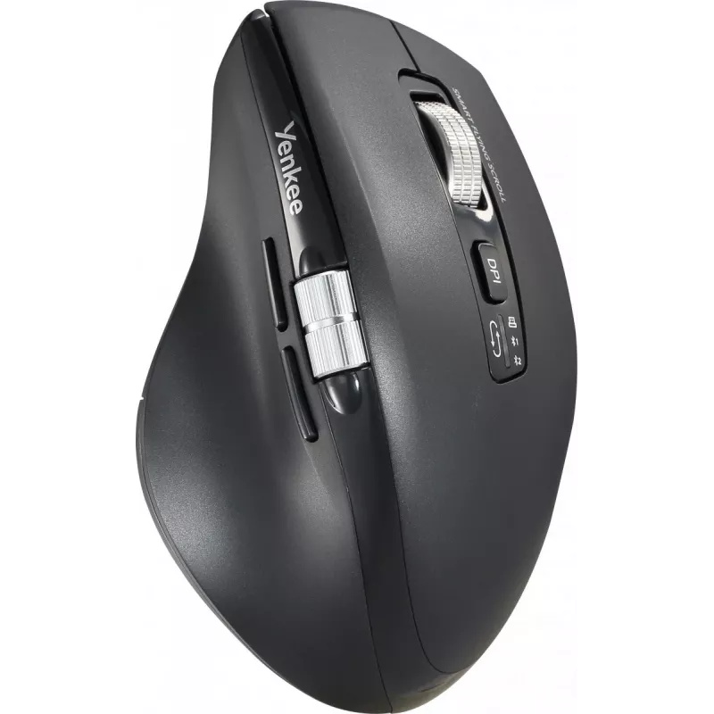 Wireless Mouse YENKEE SPIN DUAL 2095BK — compact dual-mode optical mouse, model YMS 2095B SPIN