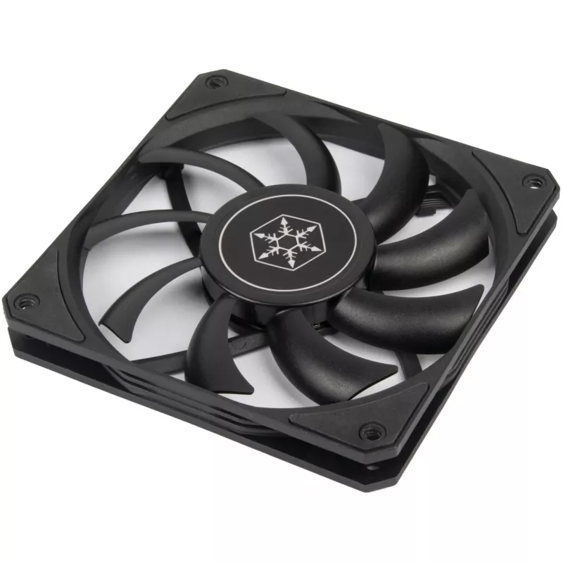 Case fan SILVERSTONE SST-AS120B 120mm black transparent, 3-pin