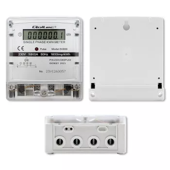 Single-Phase Electronic Energy Consumption Meter 230V LDC