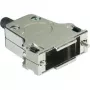 Harting D-SUB Enclosure Number of Poles: 9 Metal 180 ° Silver 09 67 009 0344 1 pc(s) (09 67 009 0344)