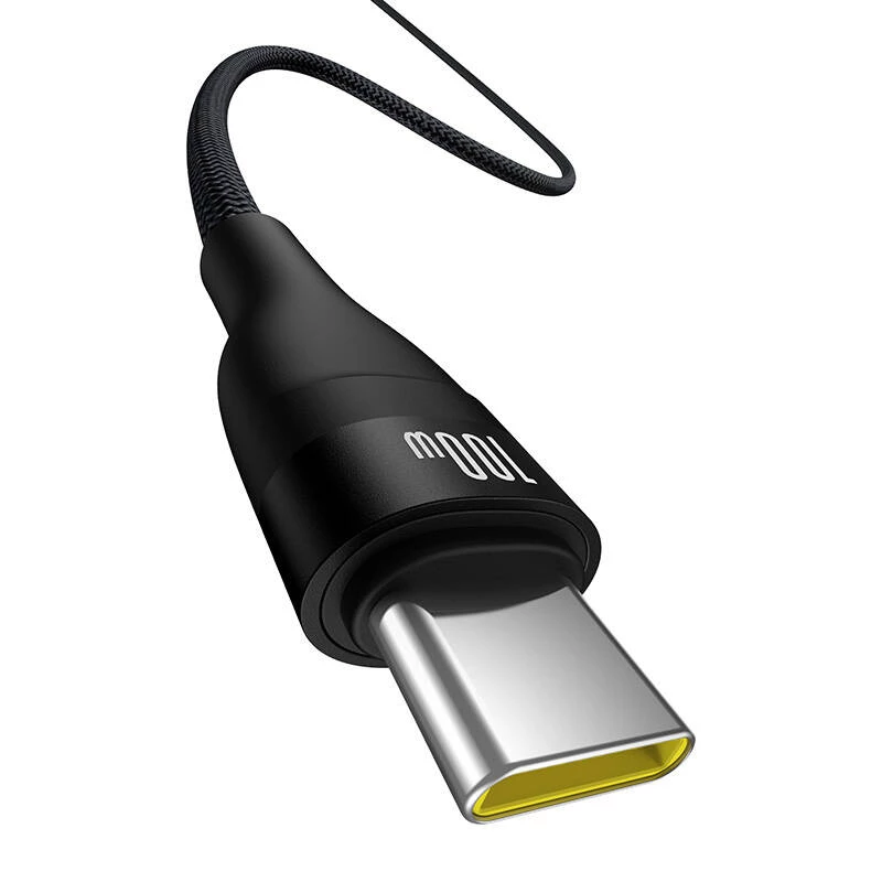 Baseus Flash 2 USB A to USB C fast charging cable 2 m 100 W Black