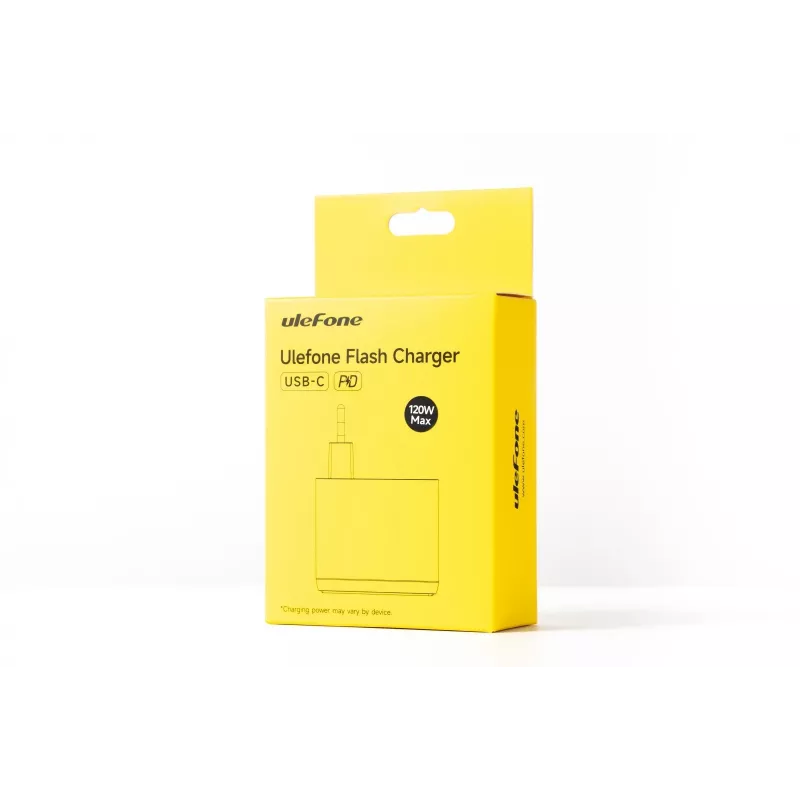 Charger UleFone UF-CHAR-120WR 120W 20V 6A White — USB power adapter for portable devices