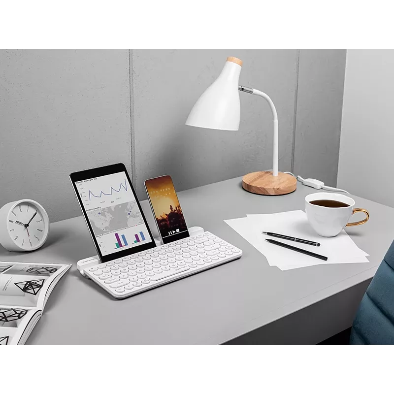 Table lamp Borland TRAOSW47235 white — desk lighting, compact design