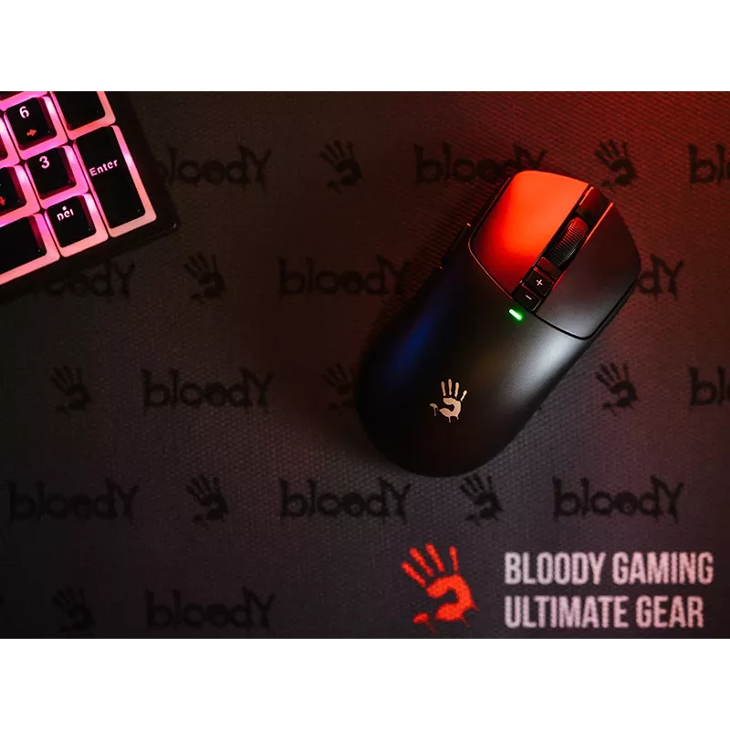 A4TECH BLOODY Mouse R72 ULTRA WRLS 2.4G+USB Black
