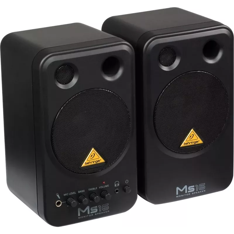 Behringer MS16 loudspeaker 2-way Black Wired 16 W