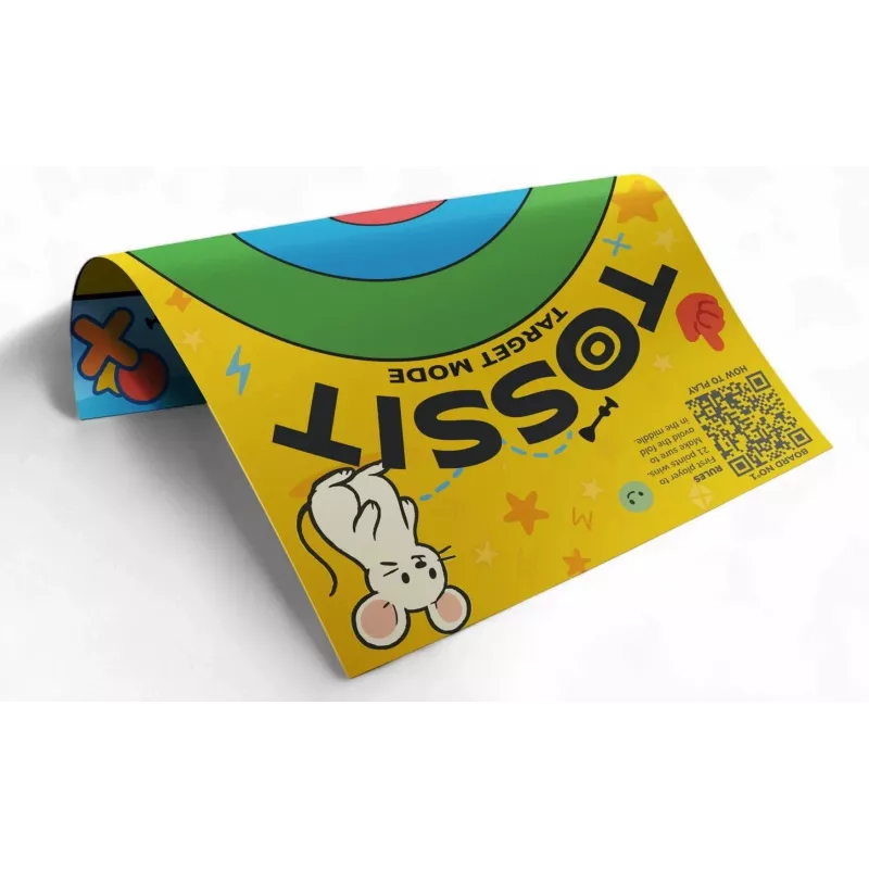 TOSSIT target board – Target & Tic-Tac-Toe