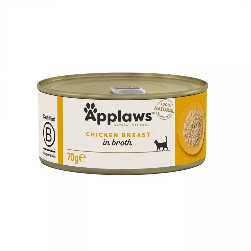 Wet cat food Applaws Adult Chicken 70 g — grain-free, gluten- and soy-free