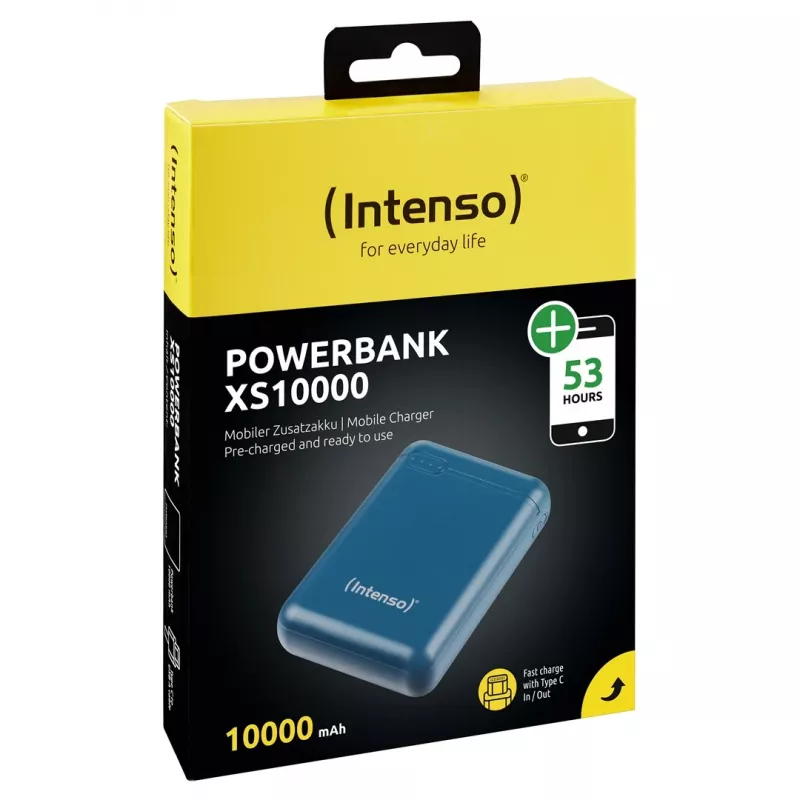 Intenso XS10000 Lithium Polymer (LiPo) 10000 mAh Petrol colour
