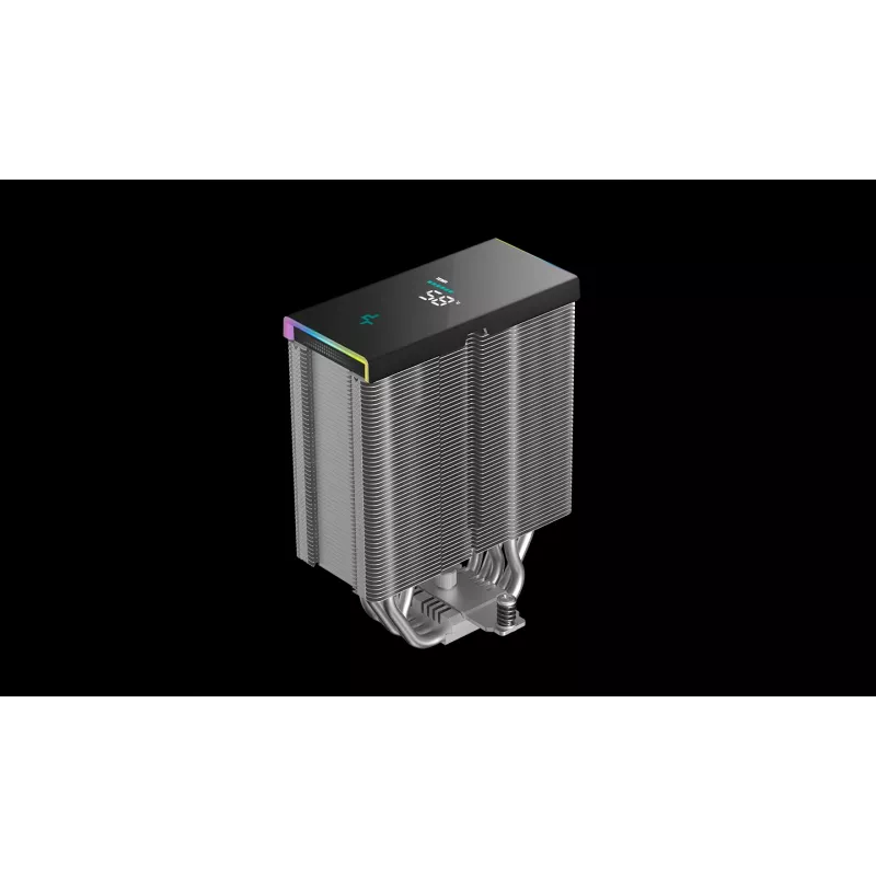 Air cooler DeepCool AK500S Digital SE — 120 mm fan, supports LGA1700/AM5/AM4 and Intel LGA115x/1200 sockets, Black