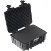 B&W Type 4000 black case with pre-cut foam insert