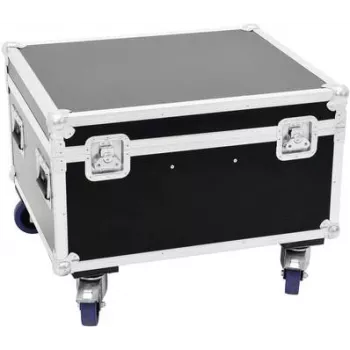 Roadinger flight case with LED TMH-X1 610×710×530 mm for transport and protection