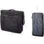 Garment bag LIGHTPAK 46131 — polyester, black, removable shoulder strap