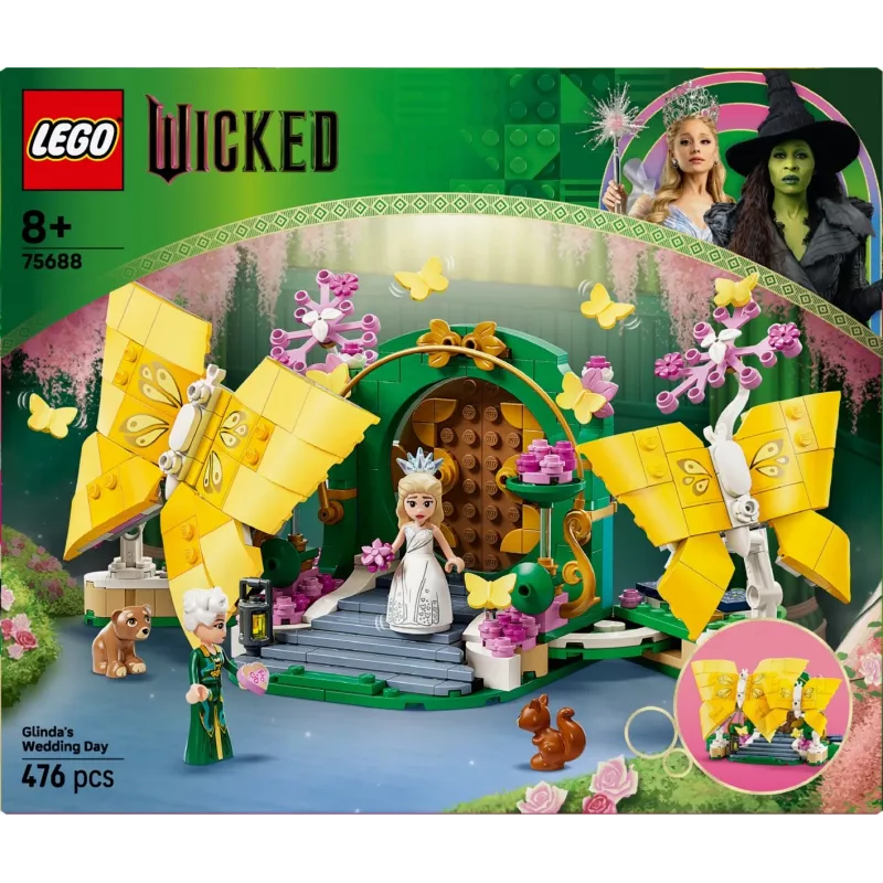 LEGO building kit Wicked 75688 Glindan Wedding Day — themed set, model 75688