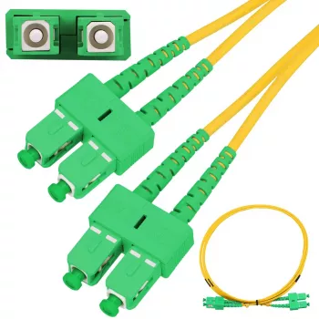 Extralink SC/APC - SC/APC Duplex Singlemode Patchcord G.657A1 3mm 3m