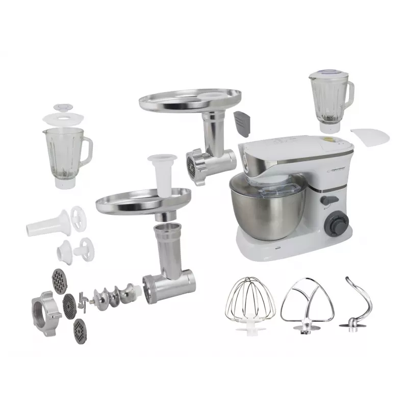 Food Processor Esperanza EKM025 1000 W 5 L Stainless Steel White