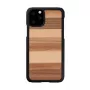Smartphone case man and wood for iPhone 11 Pro — black sand color, protective shell