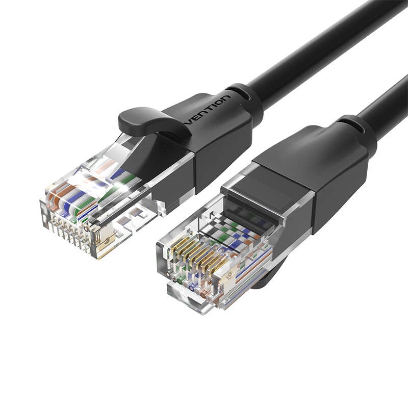 Patch Cable CAT.6 UTP/10M Black Ibebl Vention