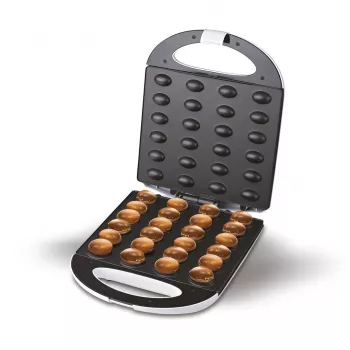 Waffle Iron Adler AD 3039 — 24 waffles, 1600 W, white, non-stick, cool-touch handles