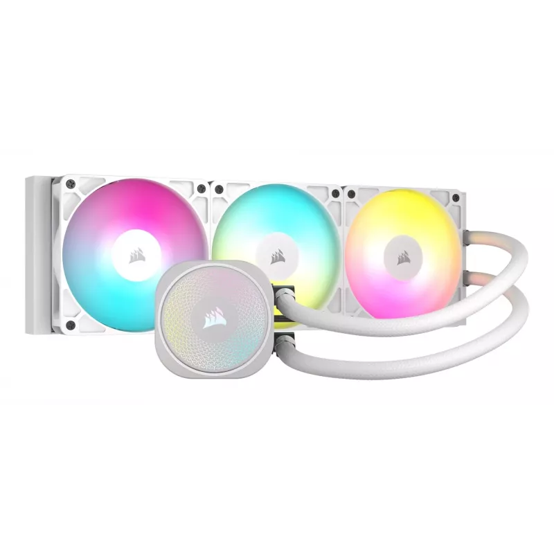 All-in-one liquid cooler Corsair NAUTILUS 360 RS ARGB 1700 RPM White