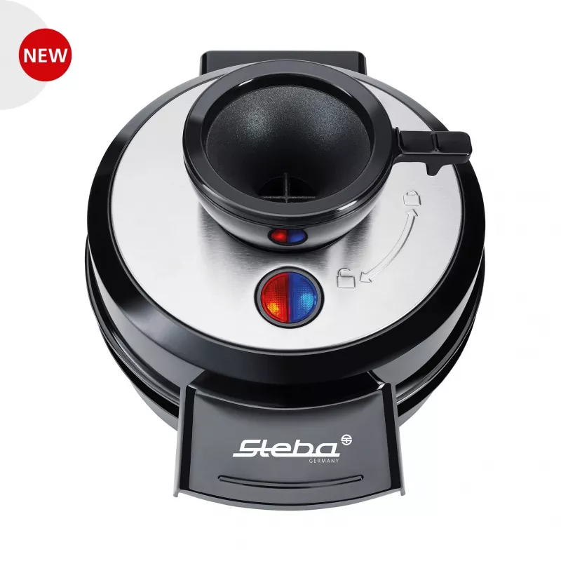 Steba WE 20 VOLCANO (black) 4 waffles 700W Black waffle maker (182800)