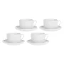 LA PORCELLANA BIANCA CORTE Set of 4 cups with saucer 450 ml