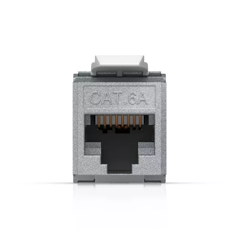 Keystone Jack Ubiquiti UACC-Keystone-Jack-C6A RJ-45 Flat Metallic
