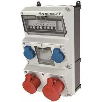 MENNEKES Socket Combination 930013 AMAXX 2xCEE 5x16/32A 2xSchuko 4xLS 930013 (930013)