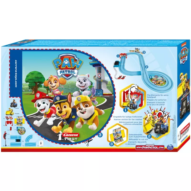 Racing vehicle and play track CARRERA 20063035 — PAW Patrol 'On the Double', multicolour, for ages 3+