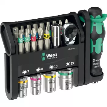 Tool set Wera Tool-Check Modular Set 1 – 50-piece modular workshop set, assorted bits and sockets