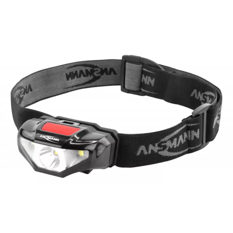 Ansmann HD70B - Headband Flashlight - Black - acrylonitrile butadiene styrene (ABS) - Plastic - IP44 - LED - 1 lamps