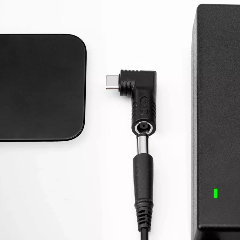 Akyga AK-ND-D15 DC 2.5 x 0.7 mm to USB-C PD Adapter for Laptop Chargers, 65 W