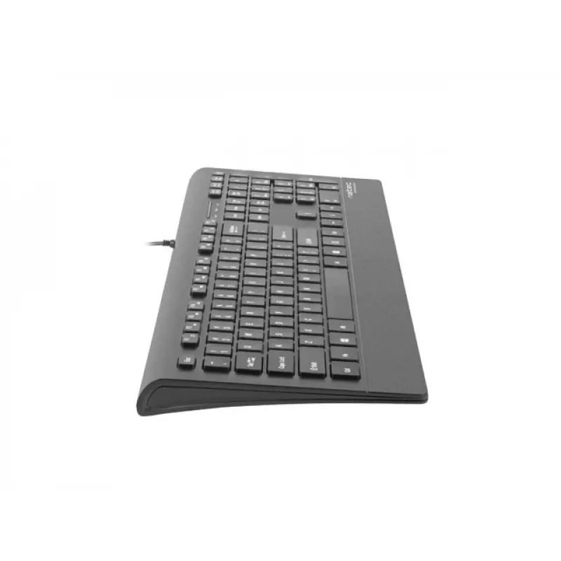 Natec Barracuda - Keyboard - US - Black - Keyboard - Yhdysvaltain Englanti - Black