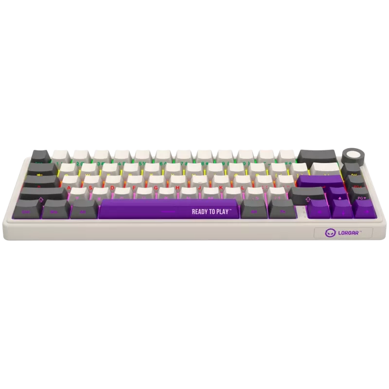 Wireless Mechanical Gaming Keyboard LORGAR KBP70MW 65% Layout Beige