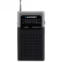 Portable radio BLAUPUNKT PR4BK — analog AM/FM, external antenna, 0.3 W RMS, AA battery (3 V), black