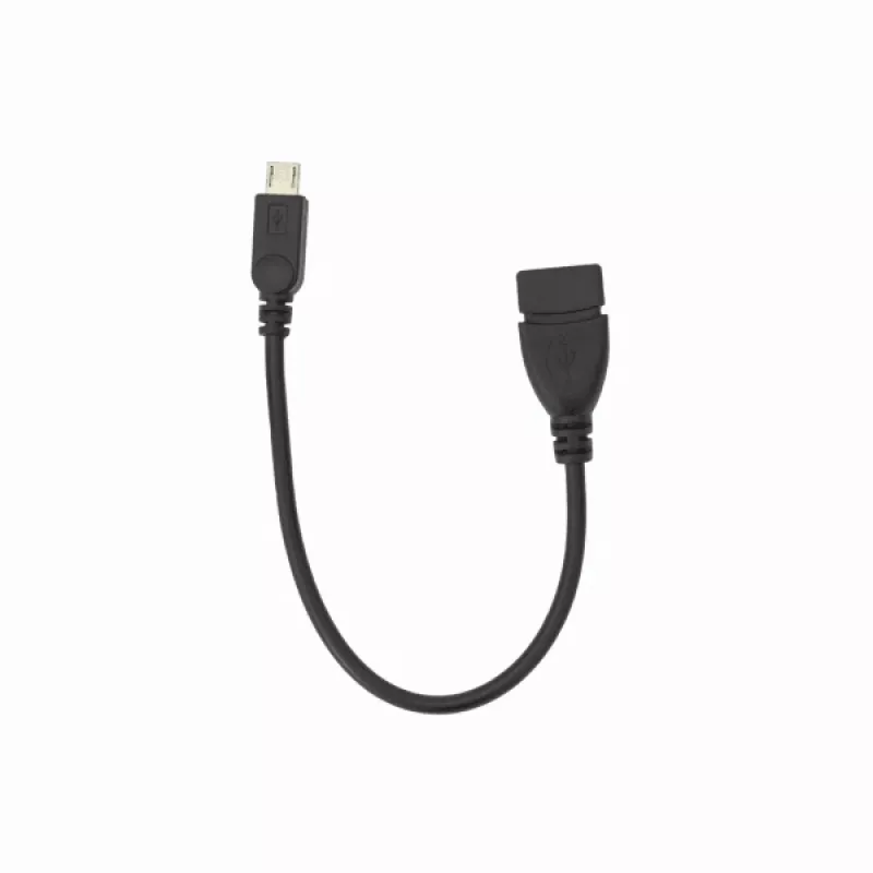 USB A Female to Micro USB Male Cable SBOX 0.1m