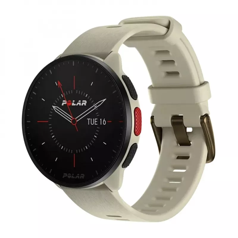 POLAR Smartwatch Polar Pacer, S/L size, Black bezel with purple silicone strap