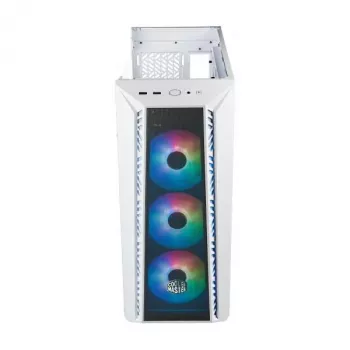 Cooler Master MasterBox 520 - Midi Tower - PC - White - ATX - EATX - micro ATX - Mini-ITX - SSI CEB - acrylonitrile butadiene styrene (ABS) - Steel - Tempered Glass - Multi