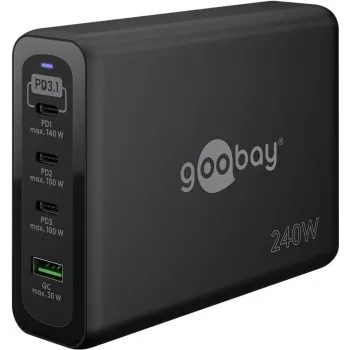 Wentronic goobay Multiport Fast Charger USB-C PD GaN 240W (65885)