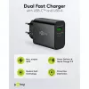 Goobay USB-C PD GaN Dual Fast Charger 30 W black (75335)