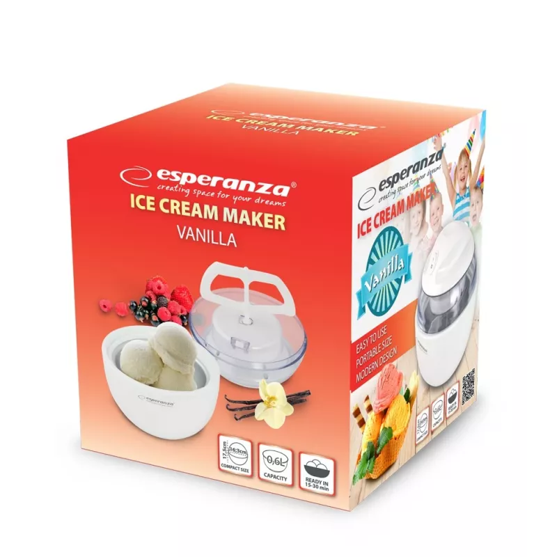 Ice cream maker Esperanza VANILLA EKI001 (model EKI001) by ESPERANZA
