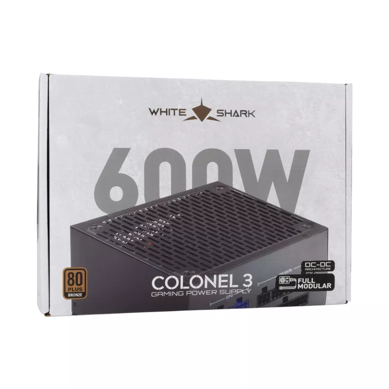 Power Supply White Shark GPSU-B600S Colonel-3 600W