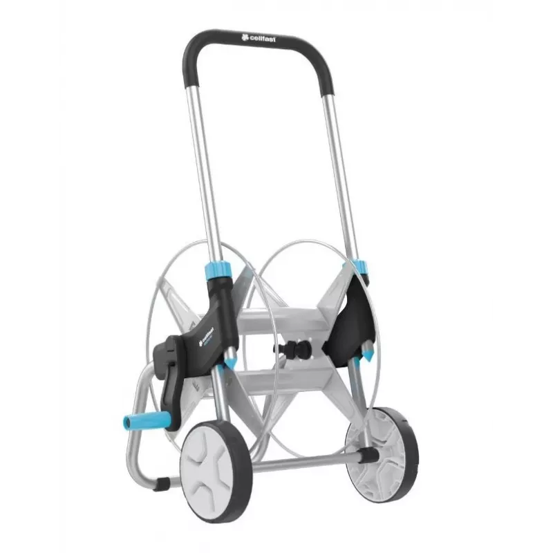 Metal hose cart Cellfast EXPLORER 60m 1/2 inch – for 60 m of 1/2 inch garden hose