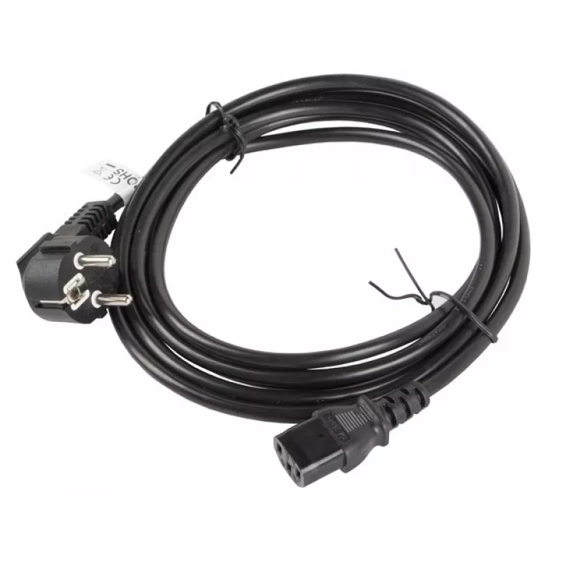 Lanberg CA-C13C-11CC-0030-BK Power Cable Black 3 M C13 coupler CEE7/7 (CA-C13C-11CC-0030-BK)