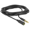 Audio Cable DeLOCK 84668 3m 3.5mm Black
