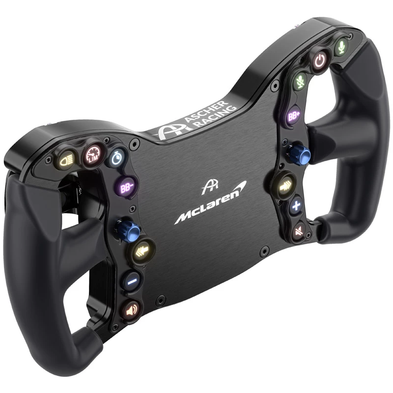 Steering Wheel Ascher Racing McLaren Artura Sport-SC Butterfly Style Quick Release — sim racing wheel rim