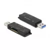 Card Reader DeLOCK SuperSpeed USB for SD Micro SD MS