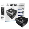 Montech APX550 power supply unit 550 W 20+4 pin ATX ATX Black